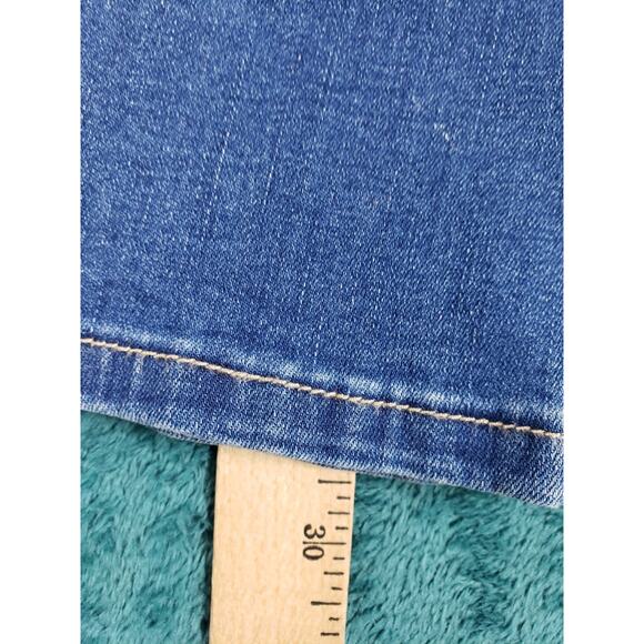 Kan Can Jeans Size 15 Womens Blue Stretch Denim Pants Mid Rise Ladies Skinny - Picture 8 of 12